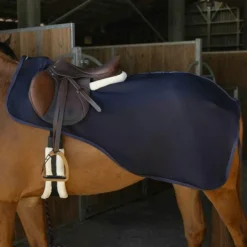 Equithème - Couvre reins Softshell Teddy marine 0g