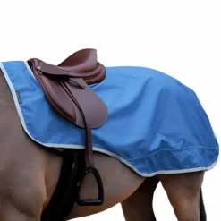 Equithème - Couvre-reins Tyrex 600D recyclé doublé polaire marine 0g