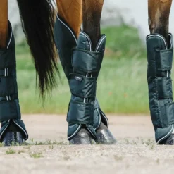 Equithème - Guêtres de transport Tyrex 600D vert