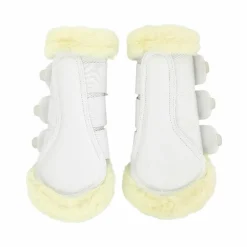 Equithème - Guêtres fermées Snuggy Je t'aime blanc