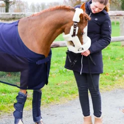 Equithème - Licol de transport Teddy marron/ écru