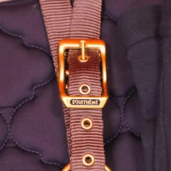 Equithème - Licol en nylon gris/ brun