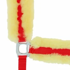 Equithème - Licol mouton synthétique rouge