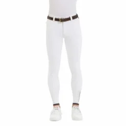 Equithème - Pantalon d'équitation homme Eliot blanc