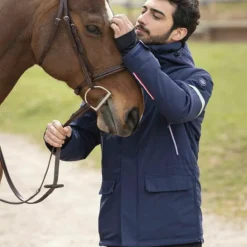 Equithème - Parka homme Alex marine