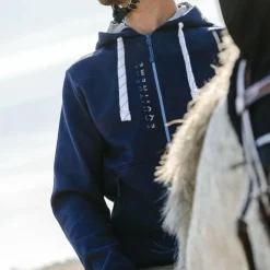 Equithème - Sweat manches longues homme Herve marine