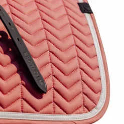 Equithème - Tapis de selle Softypop saumon