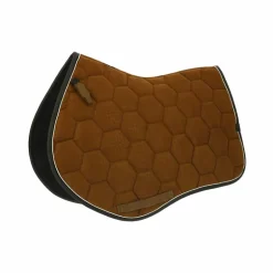 Equithème - Tapis de selle Quadri camel