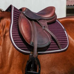 Equithème - Tapis de selle Spring bordeaux