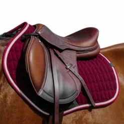 Equithème - Tapis de selle Eclat bordeaux