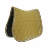 Equithème - Tapis de selle Ligne brun
