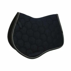 Equithème - Tapis de selle Quadri marine