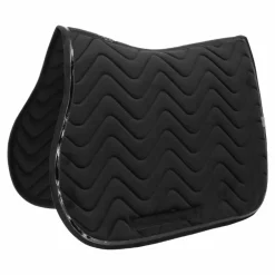 Equithème - Tapis de selle Glossy noir