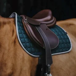 Equithème - Tapis de selle Orion bleu canard