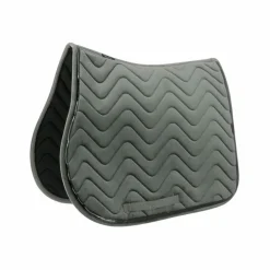Equithème - Tapis de selle Glossy gris