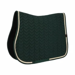 Equithème - Tapis de selle Softypop vert foncé