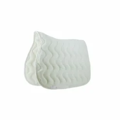 Equithème - Tapis de selle polyfun blanc