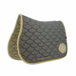 Equithème - Tapis de selle Denim gris