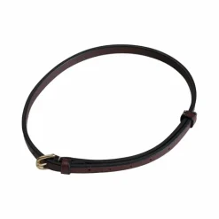 Eric Thomas - Lanière pour muserolle combinée havane 9 mm