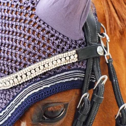 Flags & Cup - Bridon Comfort combiné avec rênes noir