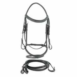 Flags & Cup - Bridon Wellington avec rênes noir