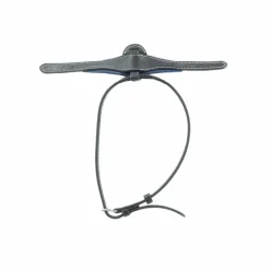 Flags & Cup - Centre de muserolle plate doublée noir