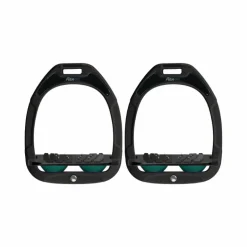 Flex On - Étriers GC Incliné Ultra Grip Noir / Noir / Vert Anglais