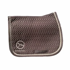 Freejump - Tapis de selle marron/ marron