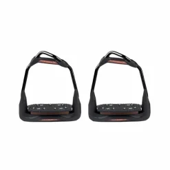 Freejump - Étriers Air's Full black plancher incliné / oeil orienté / chocolat