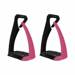 Freejump - Étriers Soft'Up Pro + noir/ rose