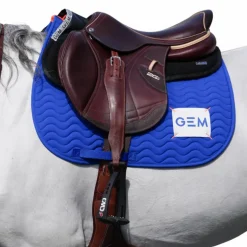 GEM - Tapis de selle Touc Touc bleu roi
