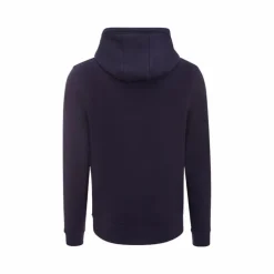 Hagg - Sweat à capuche homme marine/ jaune