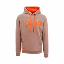 Hagg - Sweat à capuche homme marron glacé/ orange