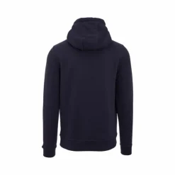 Hagg - Sweat à capuche homme marine/ jaune