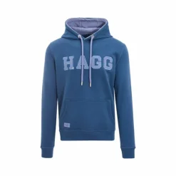 Hagg - Sweat à capuche homme bleu orage