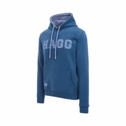 Hagg - Sweat à capuche homme bleu orage