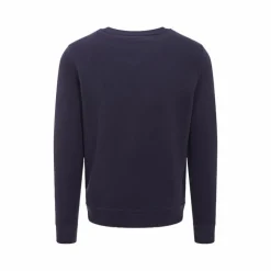 Hagg - Sweat col rond homme marine/ rouge