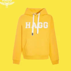 Hagg - Sweat hoodie à capuche jaune