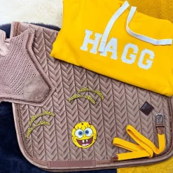 Hagg - Sweat hoodie à capuche jaune