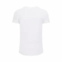 Hagg - T-shirt manches courtes homme blanc/ orange