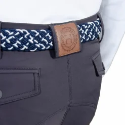 Harcour - Pantalon d'équitation homme Costaso gris foncé