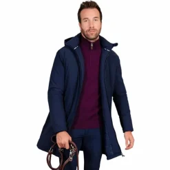 Harcour - Parka longue homme Robertol marine