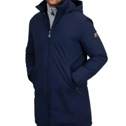 Harcour - Parka longue homme Robertol marine