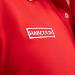 Harcour - Polo manches courtes homme Swiss Equestrian Friends Dranse rouge