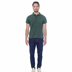 Harcour - Polo manches courtes homme Pami kaki