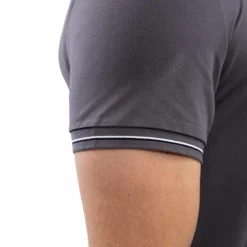 Harcour - Polo manches courtes homme Oscar ardoise