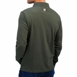 Harcour - Polo manches longues homme Pablo kaki