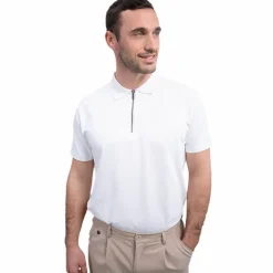 Harcour - Polo technique homme Pavo blanc