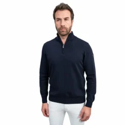 Harcour - Pull manches longues homme Parmo marine