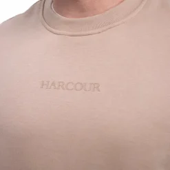 Harcour - Sweat manches longues homme Shelton sable